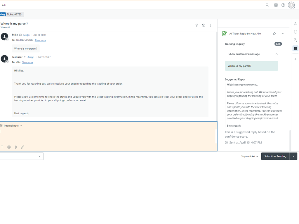 Preview image of app